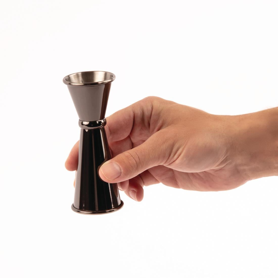 DR626 Olympia Banded Jigger Gunmetal