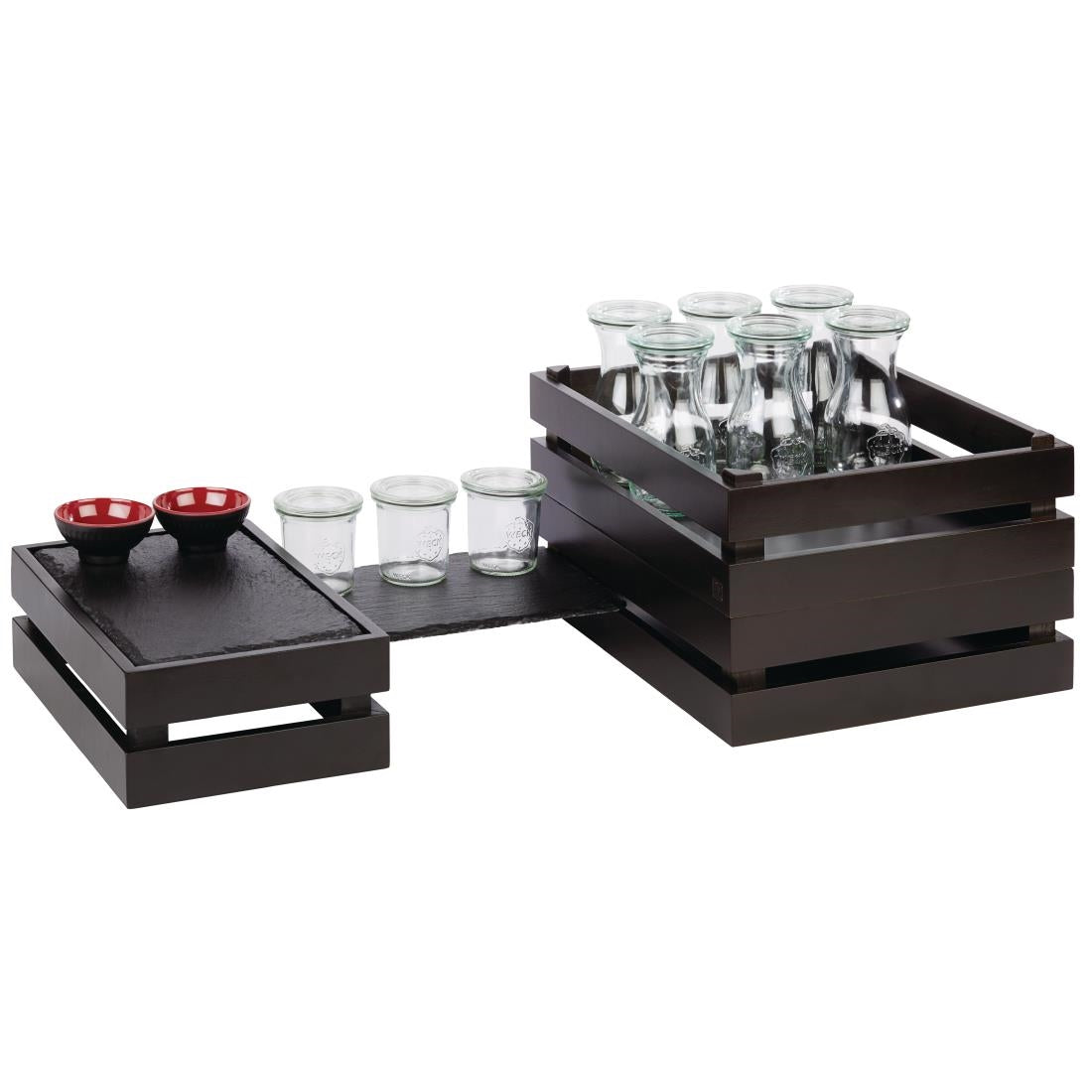APS Superbox Buffet Crate Black GN1/4