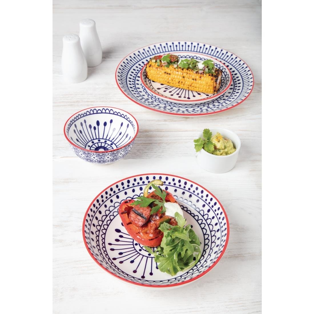 C214 Olympia Whiteware Pepper Shakers 90mm (Pack of 12)