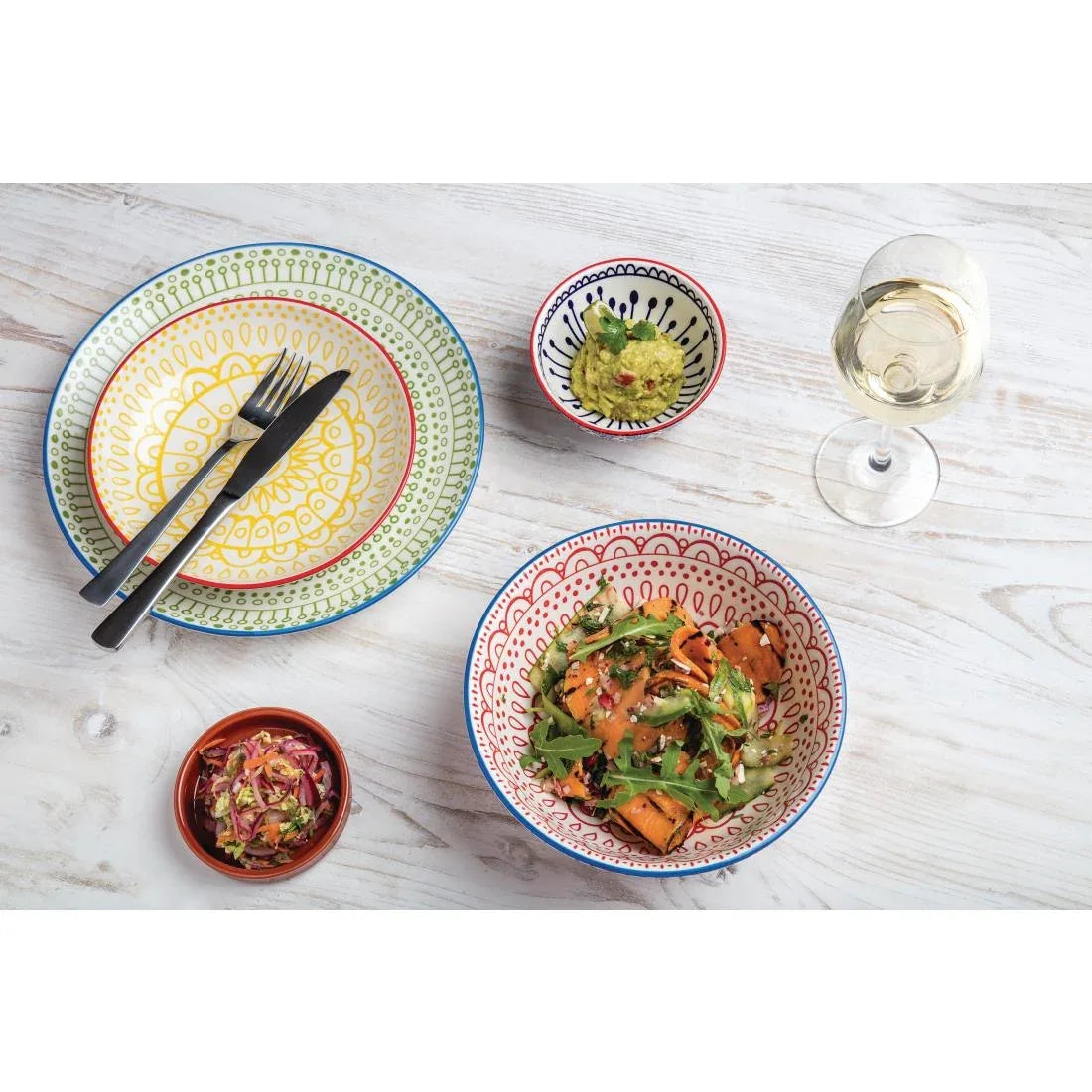 CD740 Olympia Rustic Mediterranean Dish (Pack of 6) - JD Catering Equipment Solutions Ltd