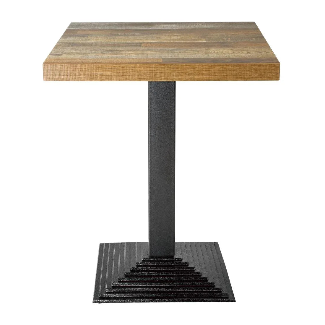 DR823 Bolero Pre-Drilled Square Table Top Urban Dark 700mm - JD Catering Equipment Solutions Ltd