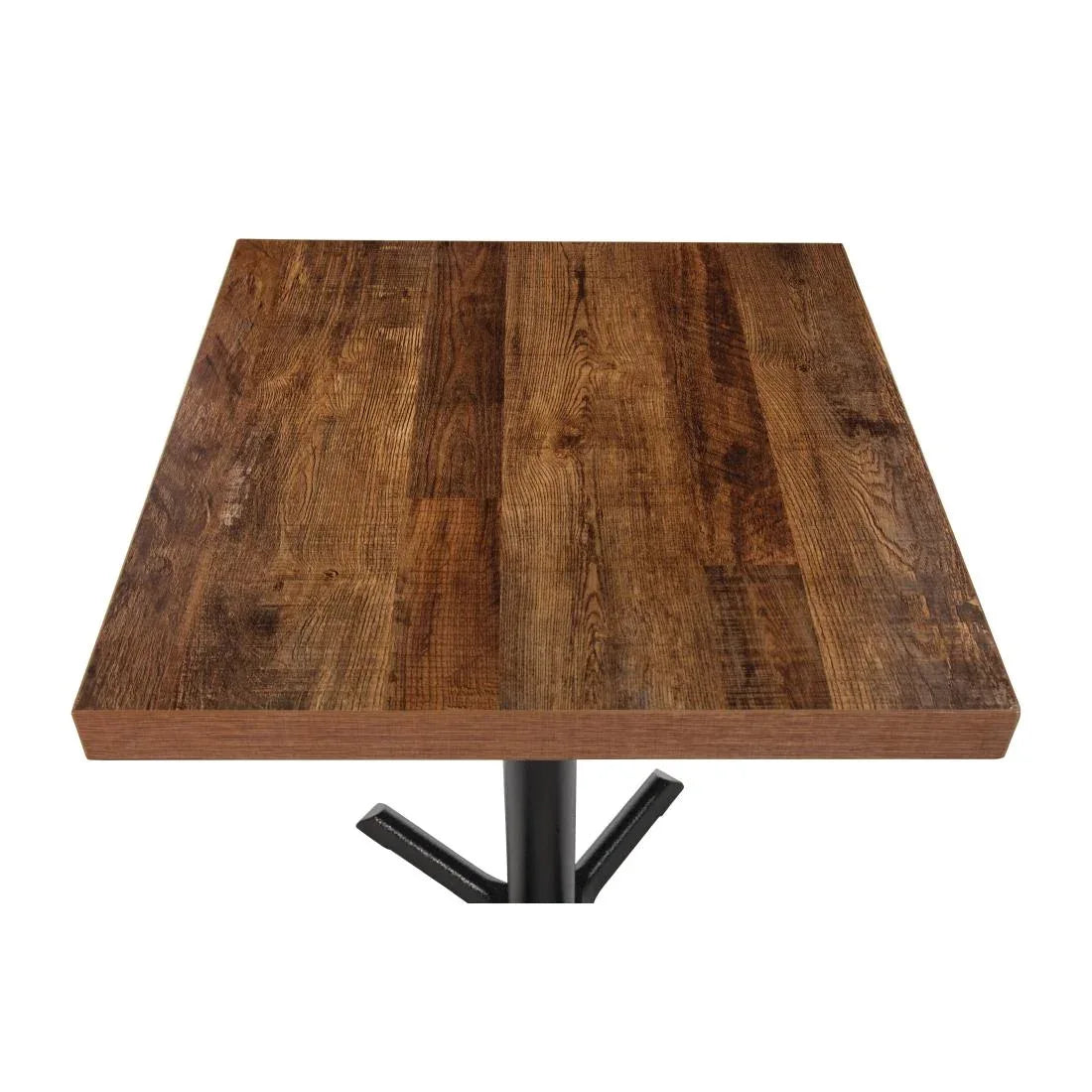 DR823 Bolero Pre-Drilled Square Table Top Urban Dark 700mm - JD Catering Equipment Solutions Ltd