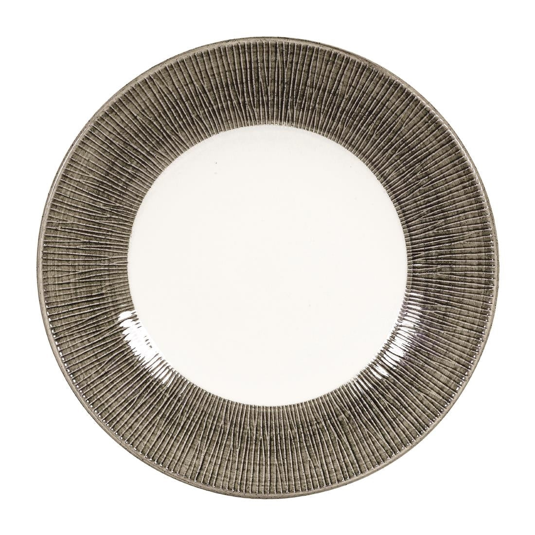 Churchill Bamboo Spinwash Wide Rim Bowls Dusk 240mm (12 Pack)