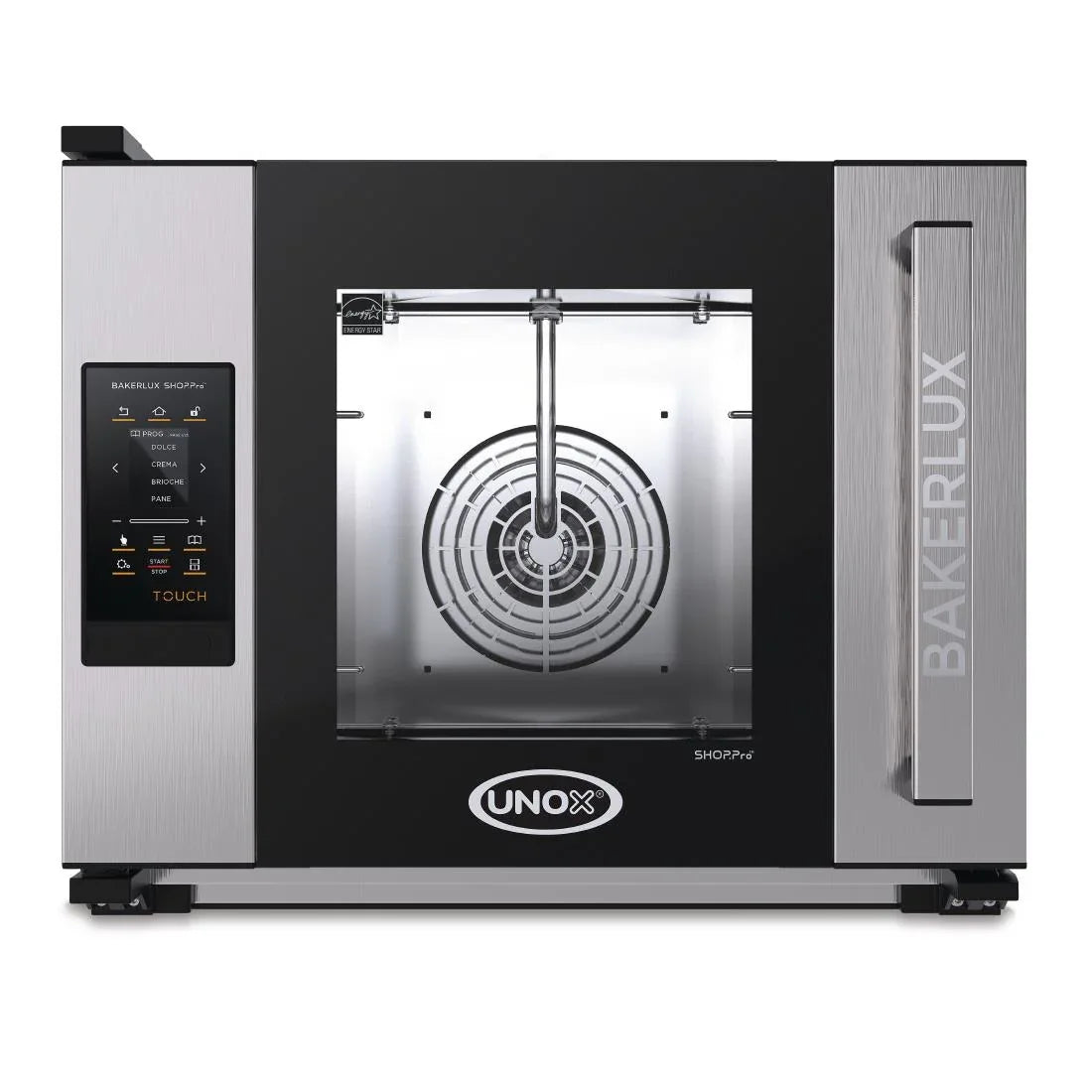 DW078 Unox Bakerlux SHOP Pro Arianna Matic Touch 4 Grid Convection Oven - JD Catering Equipment Solutions Ltd