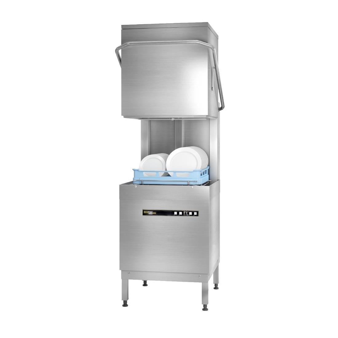 DW265-MO Hobart Ecomax Plus Pass Through Dishwasher H615SW with Water Softener