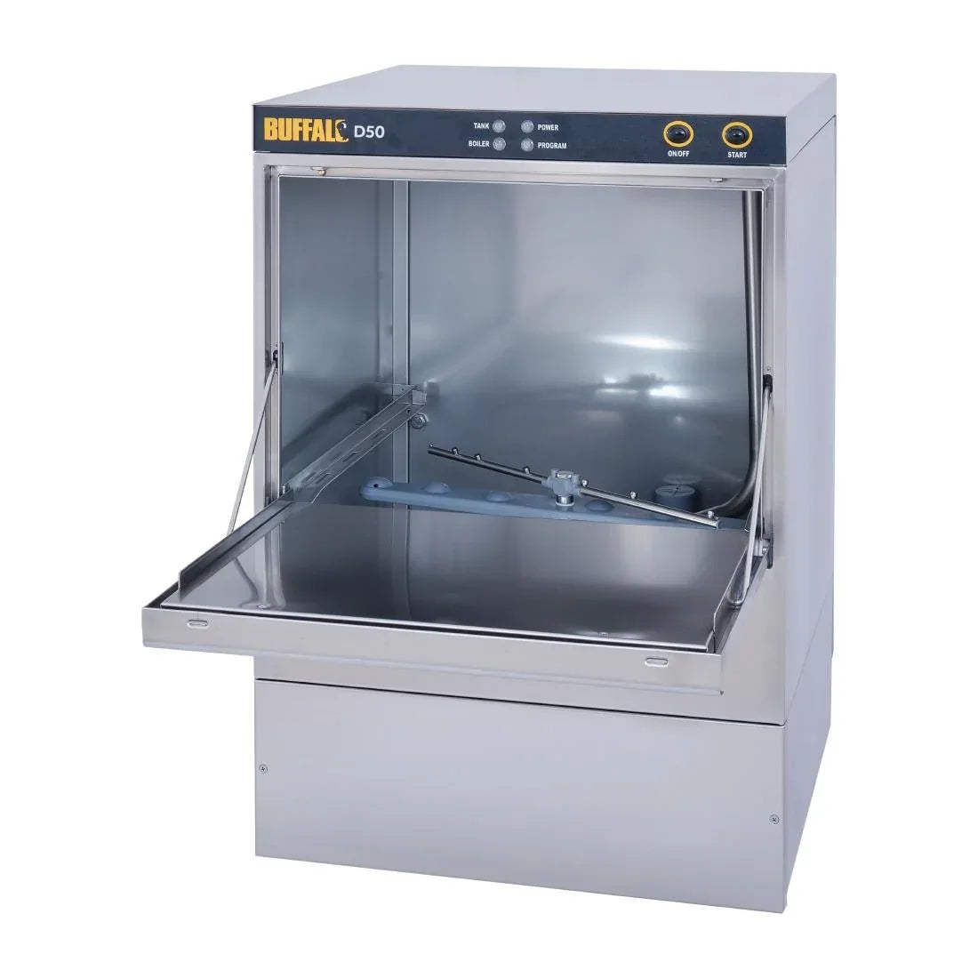 DW319 Buffalo Undercounter Dishwasher with Drain Pump 500m x 500mm Baskets