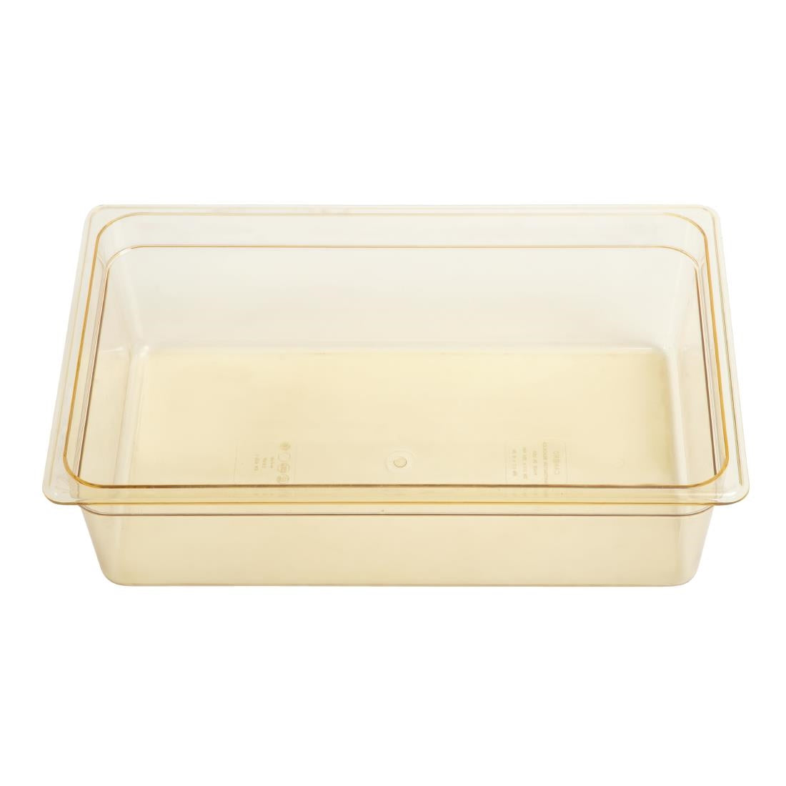 HR253 Cambro High Heat Polycarbonate 1/1 Gastronorm Tray 150mm