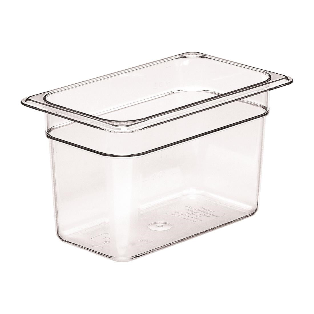 Cambro Camview BPA Free Gastronorm Food Tray GN 1/4 150mm