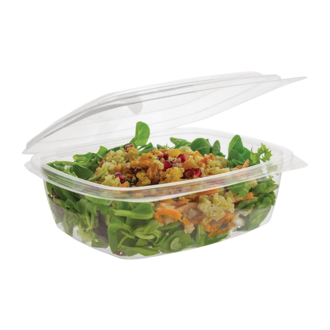 Vegware Compostable Hinged-Lid Deli Containers 680ml / 24oz (Pack of 200)