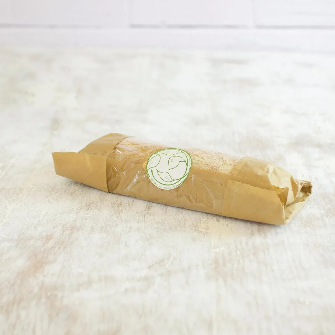 DW638 Vegware Compostable Kraft Sandwich Bags With PLA Window Large (Pack of 1000) - JD Catering Equipment Solutions Ltd
