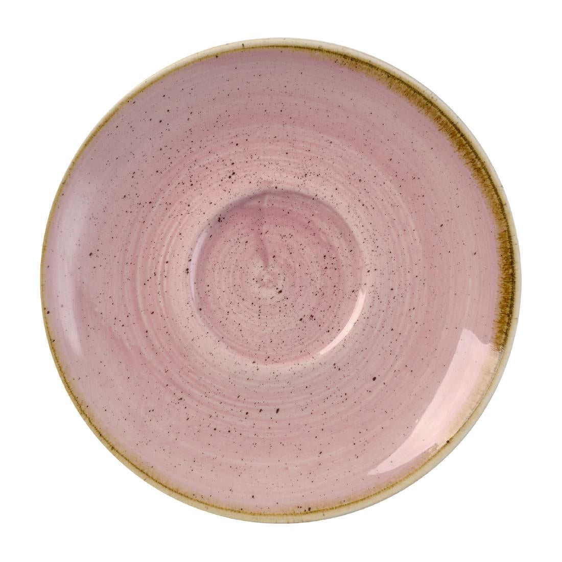 DX030 Churchill Stonecast Petal Pink Saucer 156mm (Pack of 12)