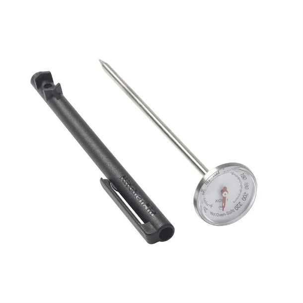 DX291 KitchenAid Quick Read Meat Thermometer with Sleeve Black 2.54cm