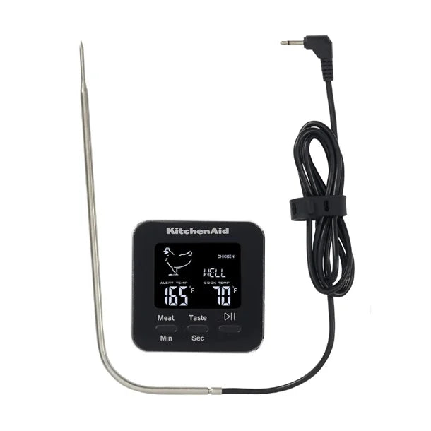 DX296 KitchenAid Global Digital Wired Probe Thermometer Black