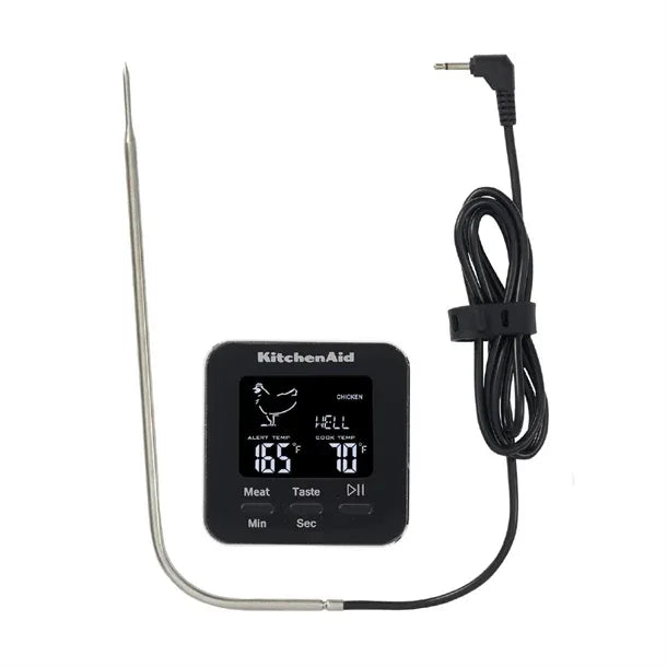 DX296 KitchenAid Global Digital Wired Probe Thermometer Black