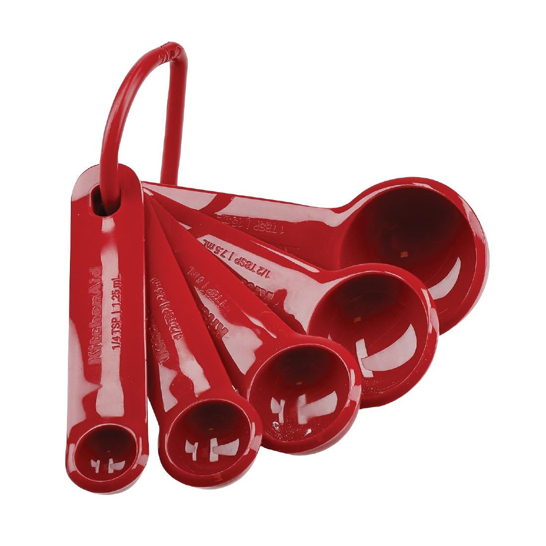 DX303 KitchenAid Measuring Spoons Empire Red (Set of 5)