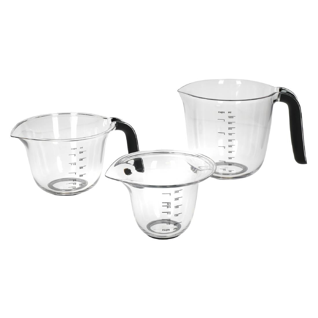 DX313 KitchenAid Measuring Jugs Black (Set 3)