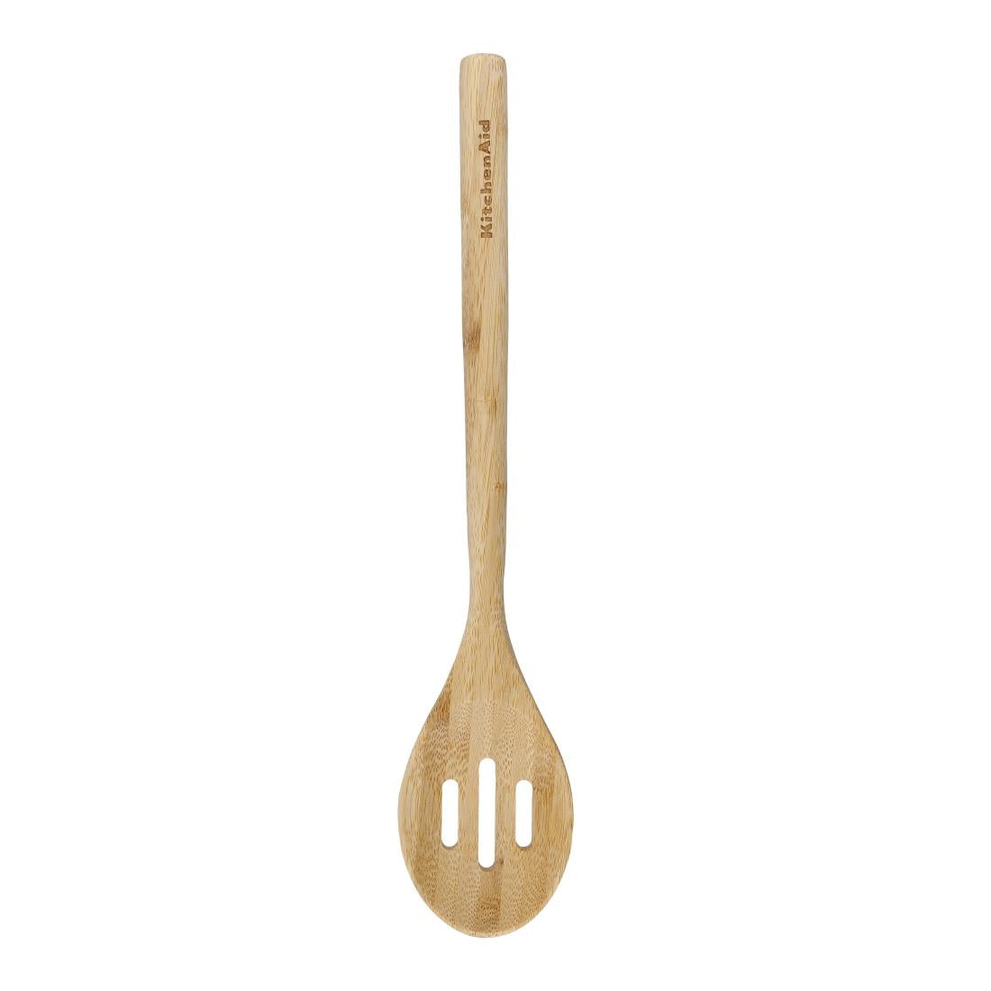 DX323 KitchenAid Slotted Spoon Bamboo 324mm