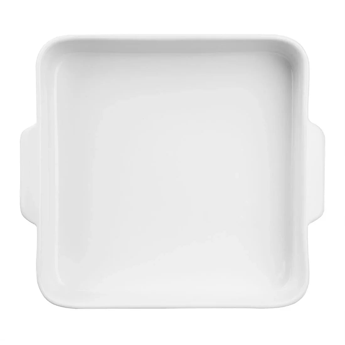 DX387 Olympia Whiteware Square Eared Roaster 200x180x40mm (Pack of 3)