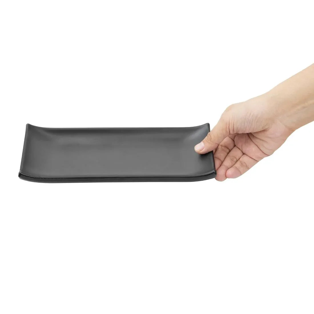 DX439 Olympia Kristallon Fusion Rectangular Small Plates 225mm (Pack of 6) - JD Catering Equipment Solutions Ltd