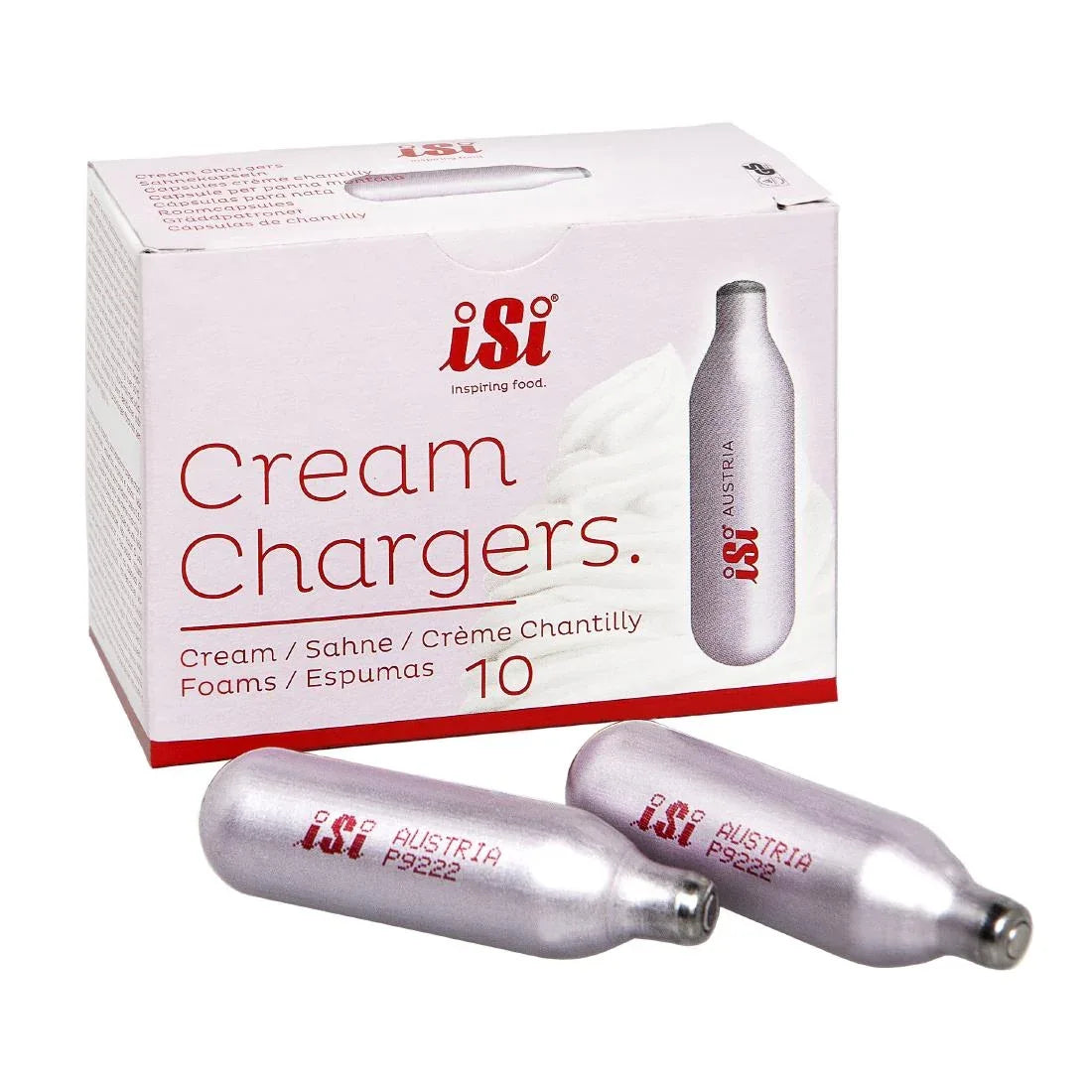 DX478 ISI Whipper Charger Bulbs 7.5g (Pack of 10) - JD Catering Equipment Solutions Ltd