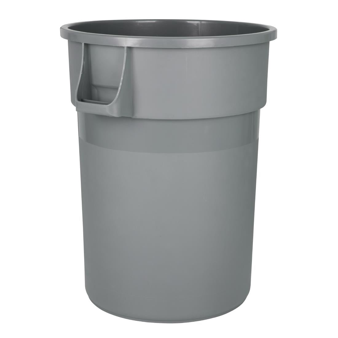 DX498 Jantex Heavy-Duty Round Bin Grey 160Ltr