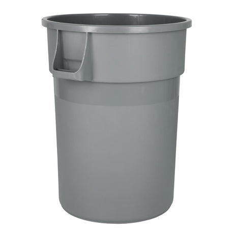 DX498 Jantex Heavy-Duty Round Bin Grey 160Ltr