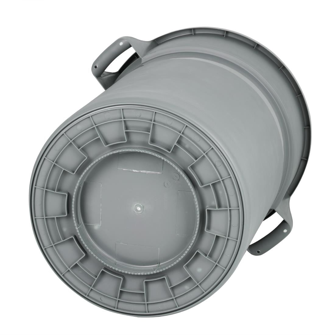 DX498 Jantex Heavy-Duty Round Bin Grey 160Ltr