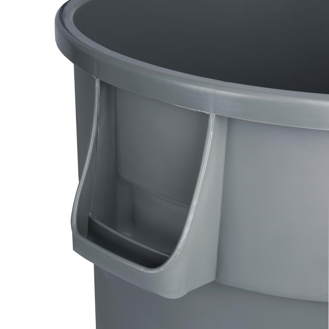 DX498 Jantex Heavy-Duty Round Bin Grey 160Ltr