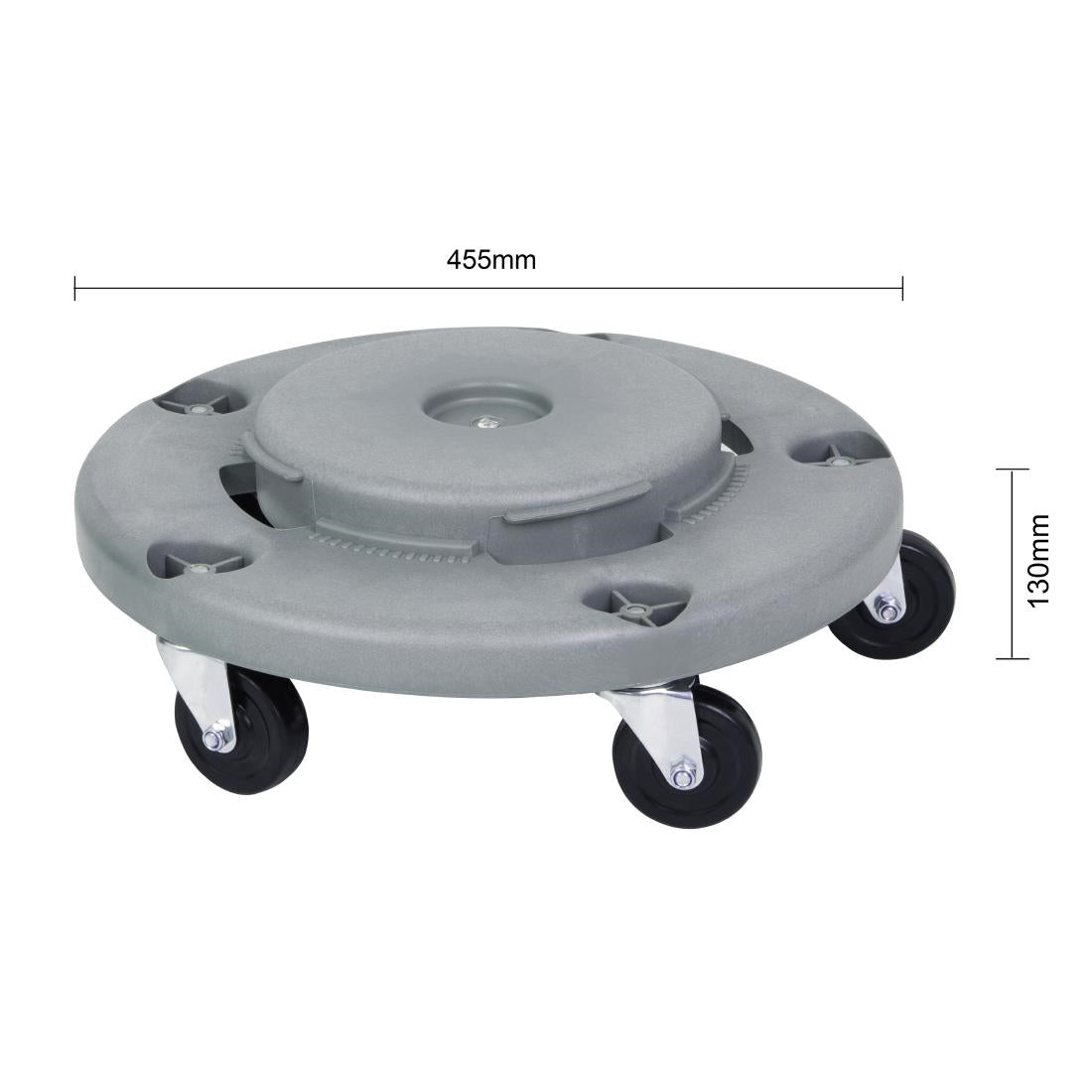 DX499 Jantex Dolly for 160Ltr Heavy-Duty Round Bin