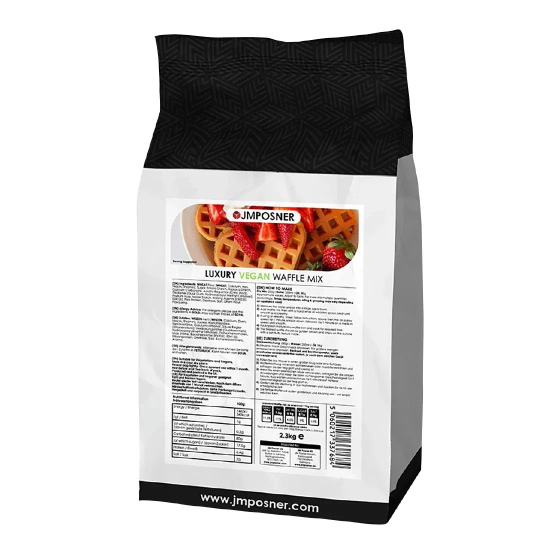 DX515 JM Posner Vegan Waffle Mix (2.3kg) - JD Catering Equipment Solutions Ltd