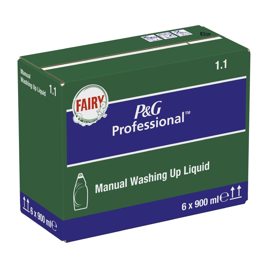 DX558 Fairy Professional 1.1 Washing Up Liquid Original 900ml (Pack of 6)