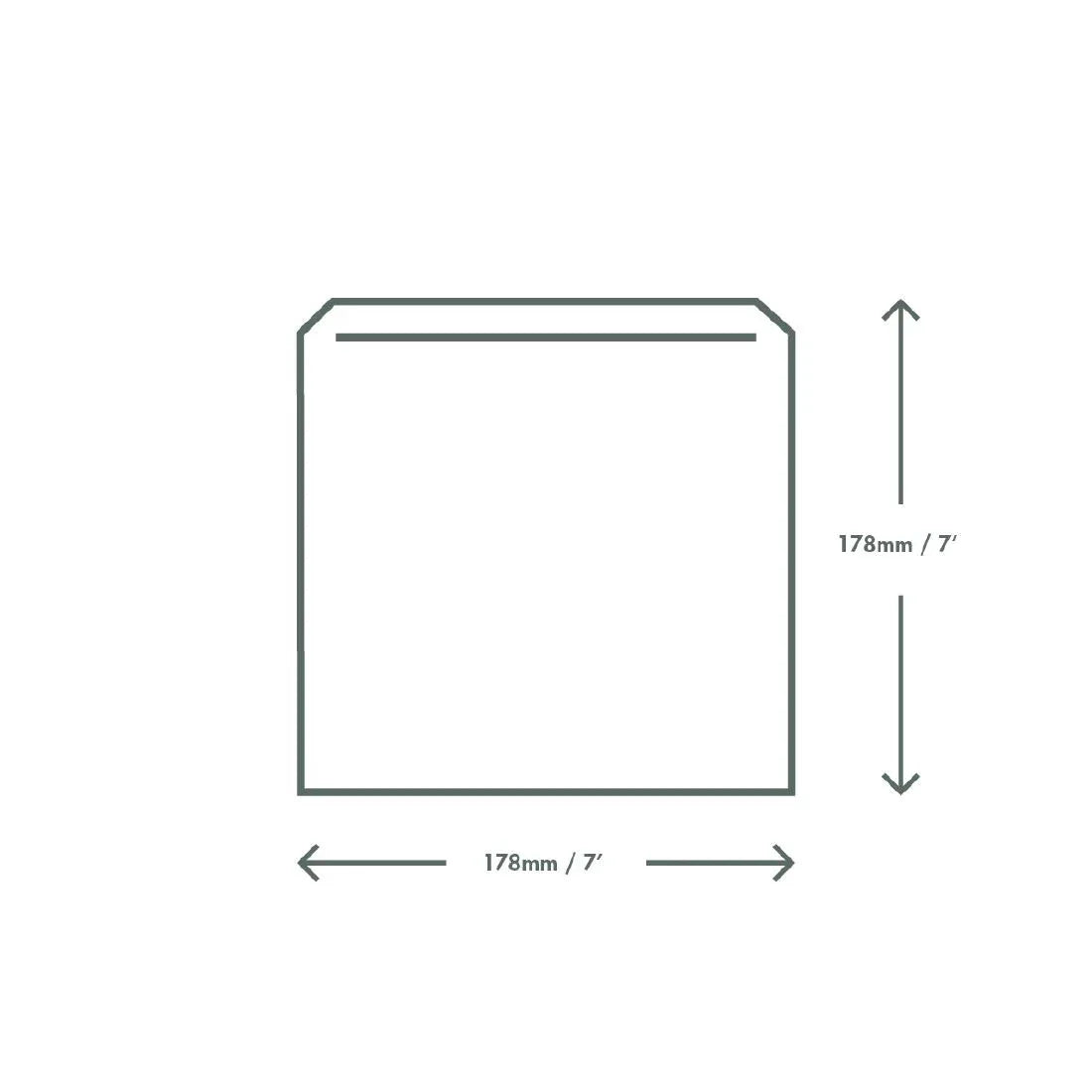 DX575 Vegware Compostable Paper Sandwich Bags Kraft - 7x7" (Pack of 1000) - JD Catering Equipment Solutions Ltd