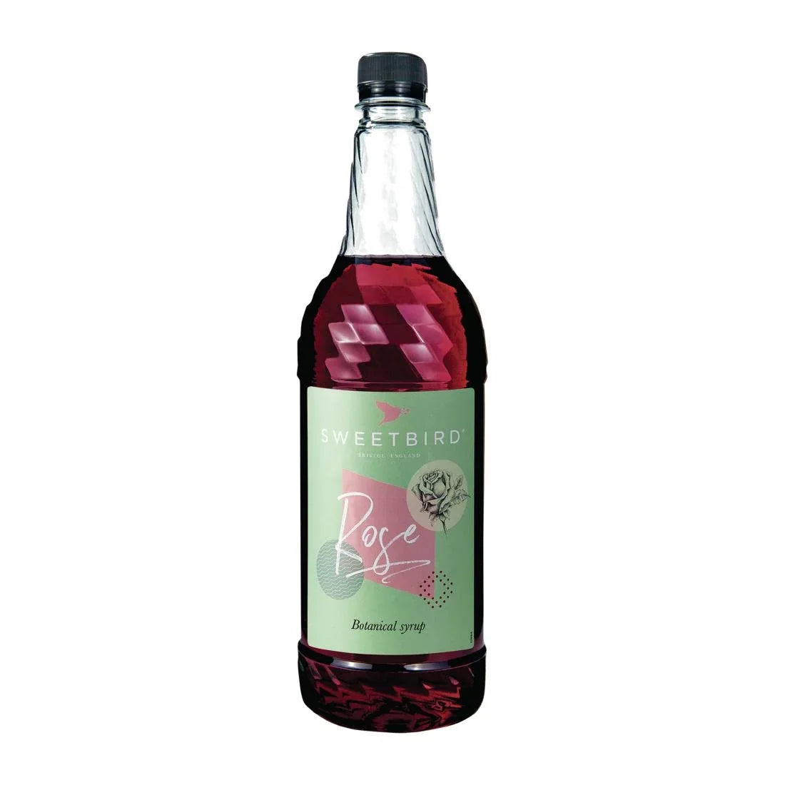 DX584 Sweetbird Botanical Rose Syrup 1Ltr - JD Catering Equipment Solutions Ltd