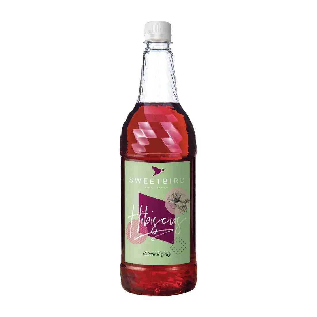 DX587 Sweetbird Botanical Hibiscus Syrup 1Ltr - JD Catering Equipment Solutions Ltd