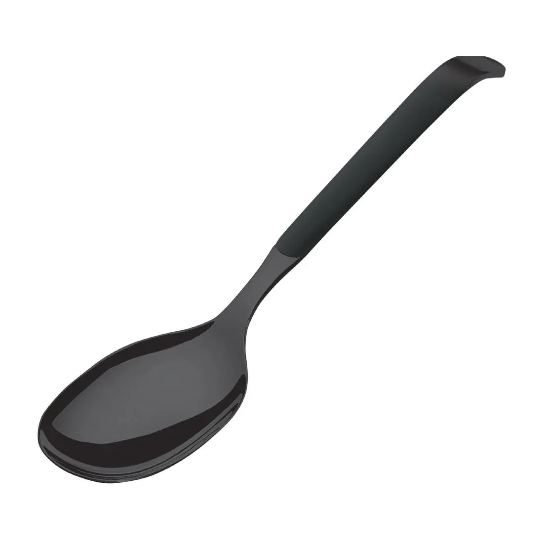 DX671 Amefa Buffet Small Serving Spoon Black (Pack of 6) - JD Catering Equipment Solutions Ltd