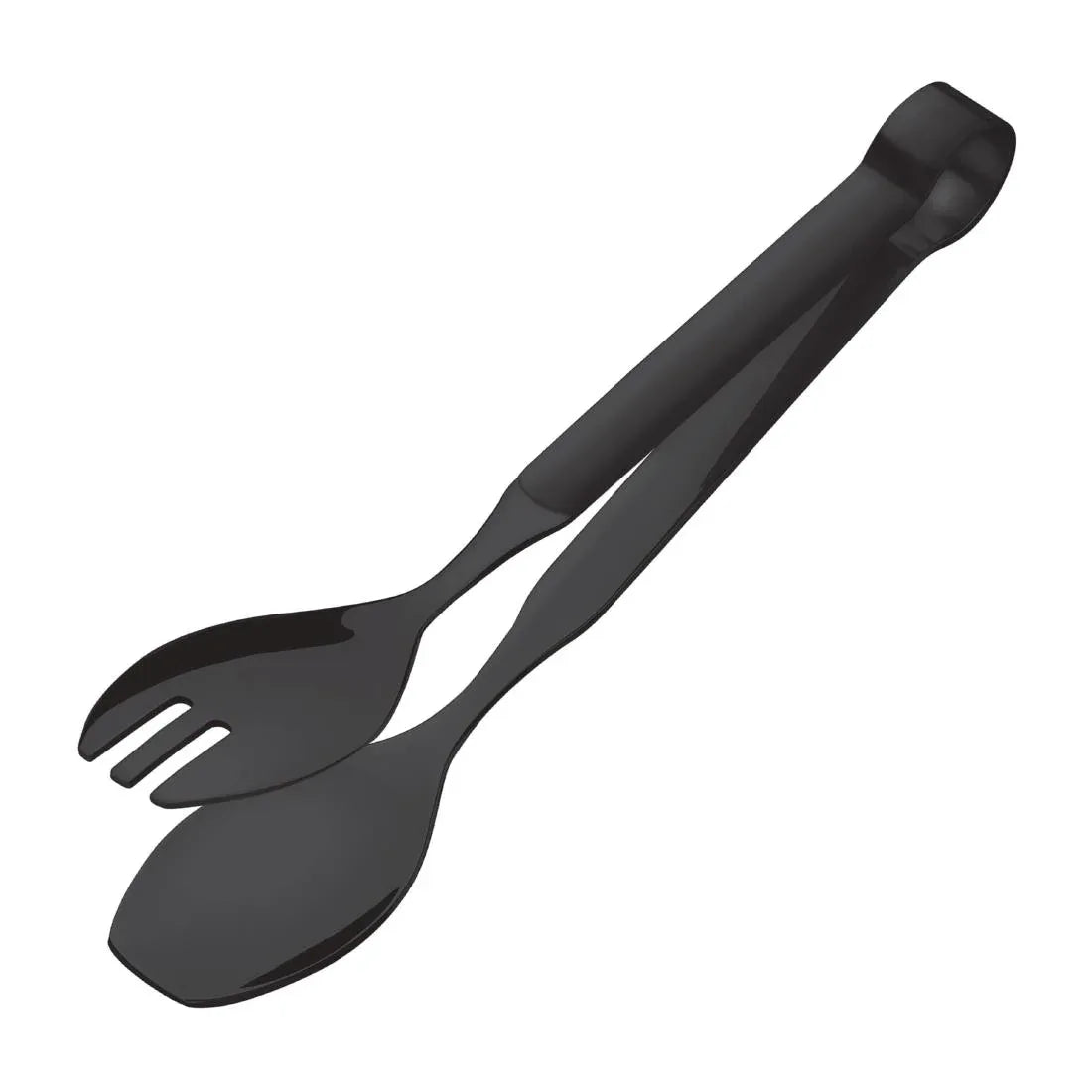 DX678 Amefa Buffet Small Serving Tongs Black (Pack of 6) - JD Catering Equipment Solutions Ltd