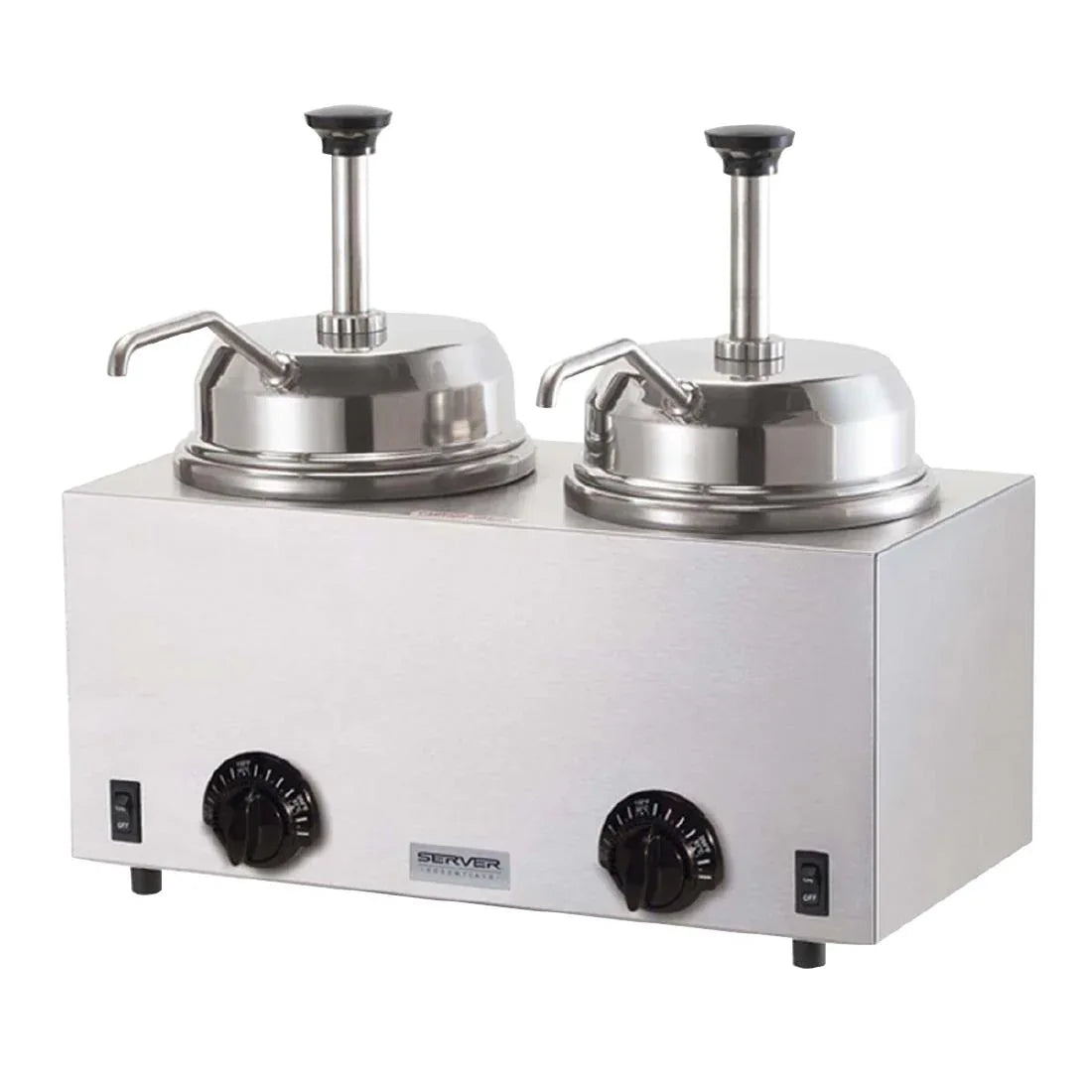 DX737 Server Products Twin Fudge Server with 2 Pumps 84990 - JD Catering Equipment Solutions Ltd