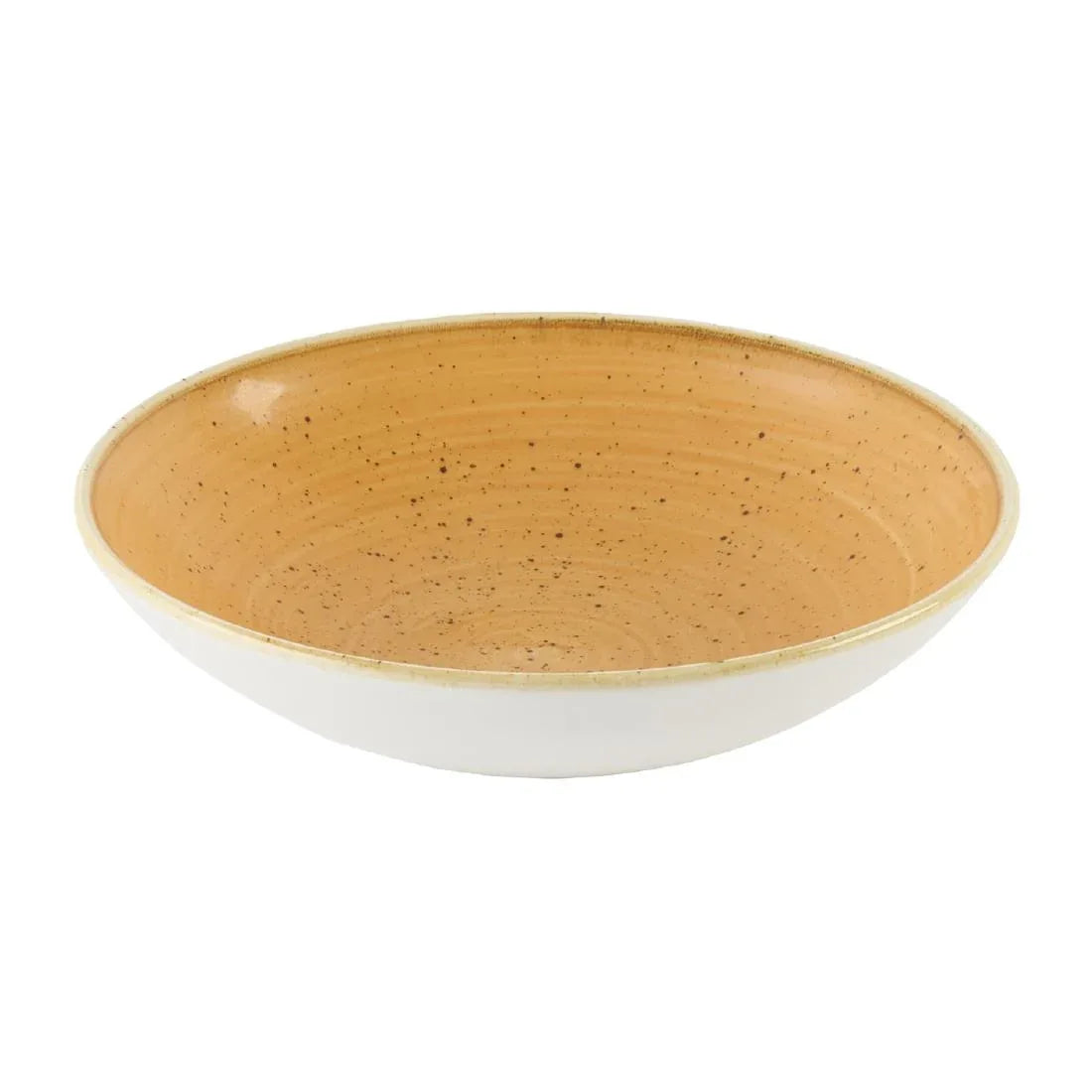 DX777 Churchill Stonecast Tangerine Coupe Bowl 182mm (Pack of 12) - JD Catering Equipment Solutions Ltd