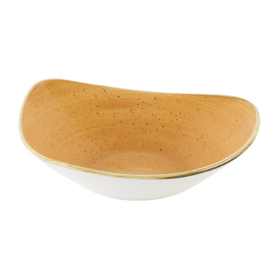 DX779 Churchill Stonecast Tangerine Triangle Bowl 235mm (Pack of 12)