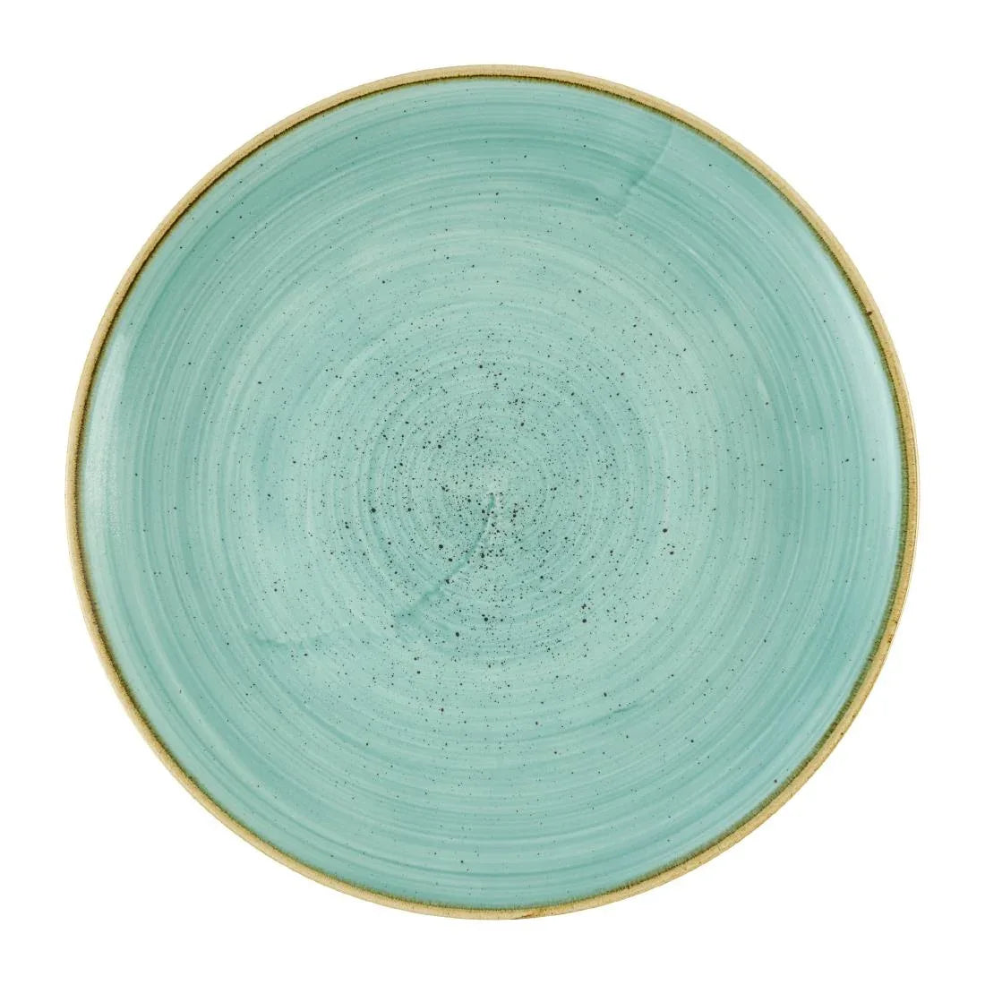 DX784 Churchill Stonecast Mint Coupe Plate 260mm (Pack of 12) - JD Catering Equipment Solutions Ltd