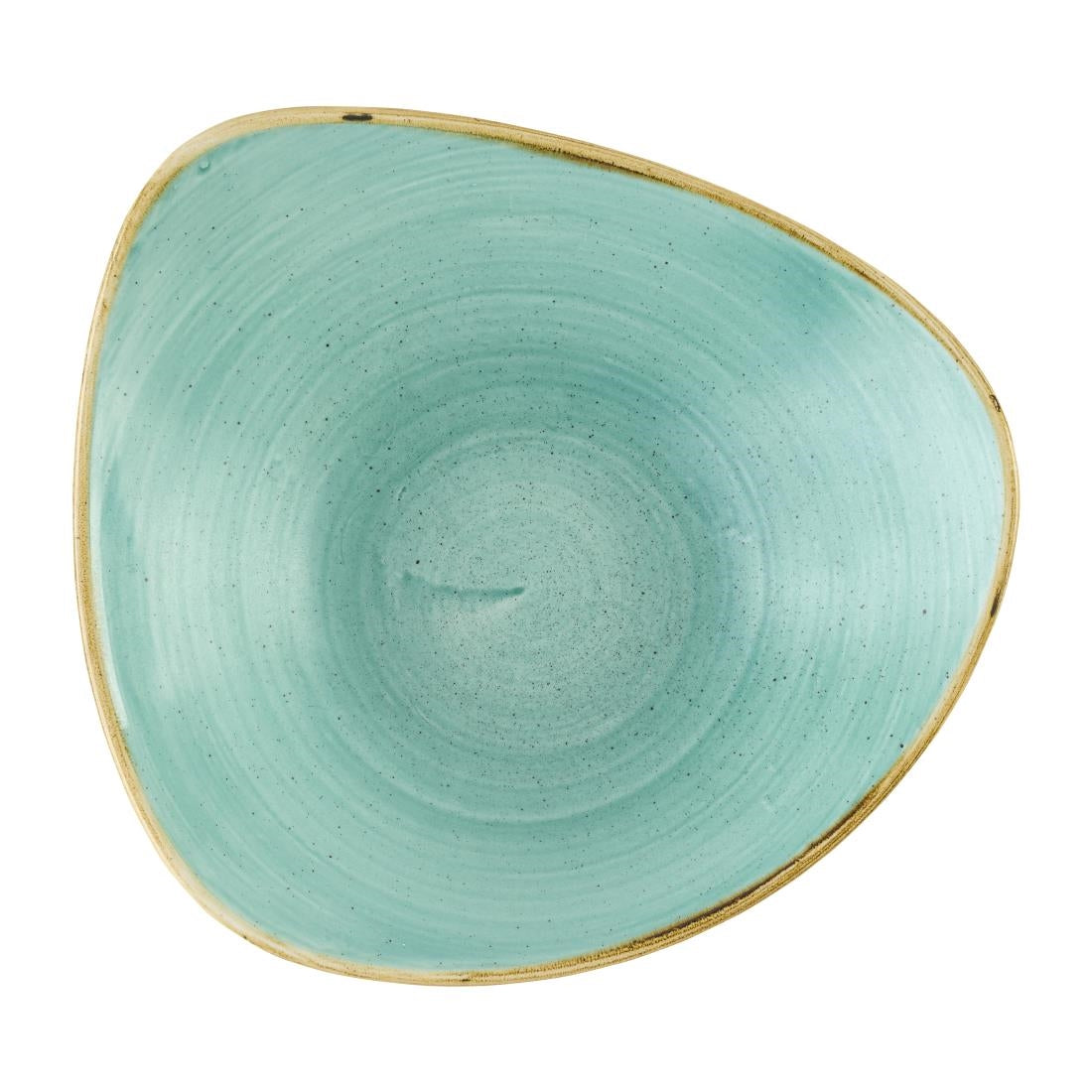 DX790 Churchill Stonecast Mint Triangle Bowl 235mm (Pack of 12)