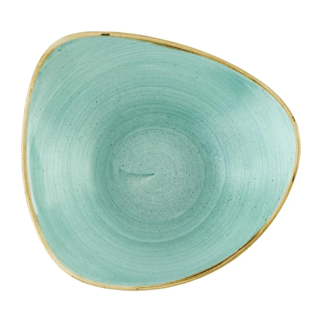 DX790 Churchill Stonecast Mint Triangle Bowl 235mm (Pack of 12) - JD Catering Equipment Solutions Ltd