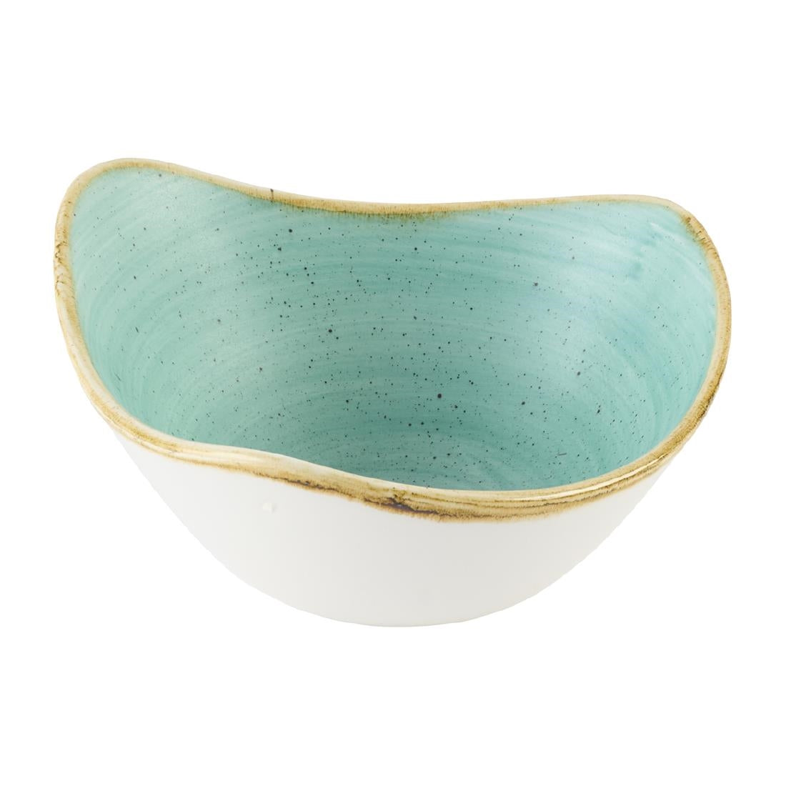 DX791 Churchill Stonecast Mint Triangle Bowl 153mm (Pack of 12)
