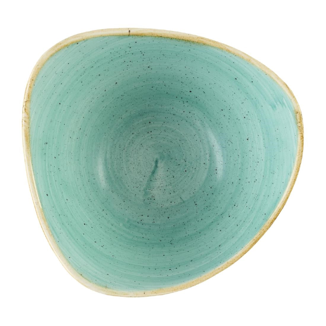 DX791 Churchill Stonecast Mint Triangle Bowl 153mm (Pack of 12)
