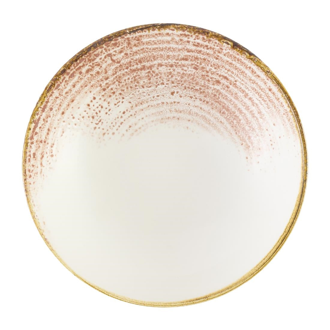 DX799 Churchill Studio Prints Homespun Accents Coral Coupe Bowl 182mm (Pack of 12)