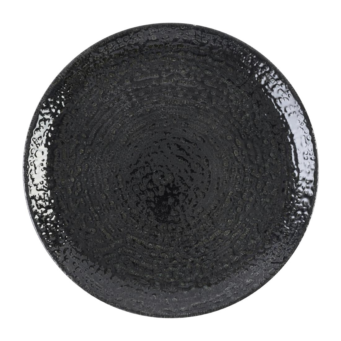 DX816 Churchill Studio Prints Homespun Chroma Carbon Coupe Plate 288mm (Pack of 12)