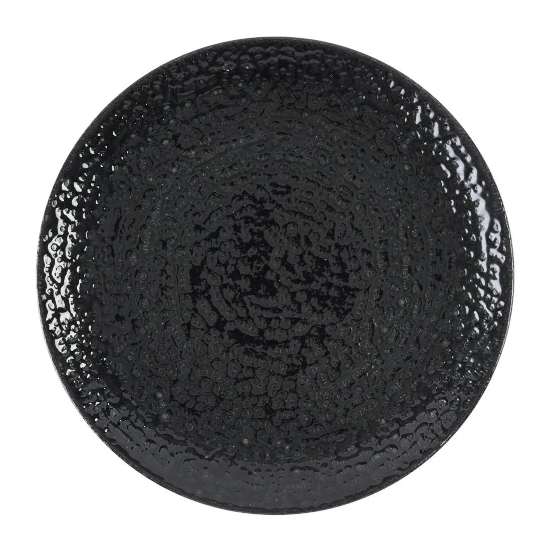 DX817 Churchill Studio Prints Homespun Chroma Carbon Coupe Plate 260mm (Pack of 12) - JD Catering Equipment Solutions Ltd