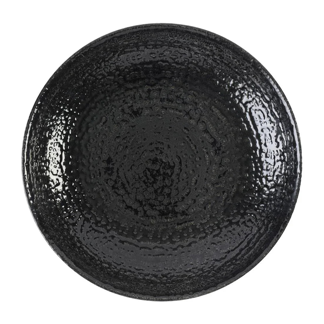 DX818 Churchill Studio Prints Homespun Chroma Carbon Coupe Plate 217mm (Pack of 12) - JD Catering Equipment Solutions Ltd