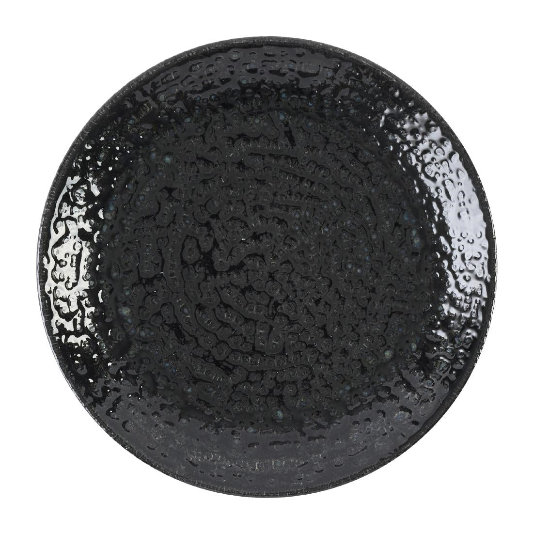 DX819 Churchill Studio Prints Homespun Chroma Carbon Coupe Plate 165mm (Pack of 12)