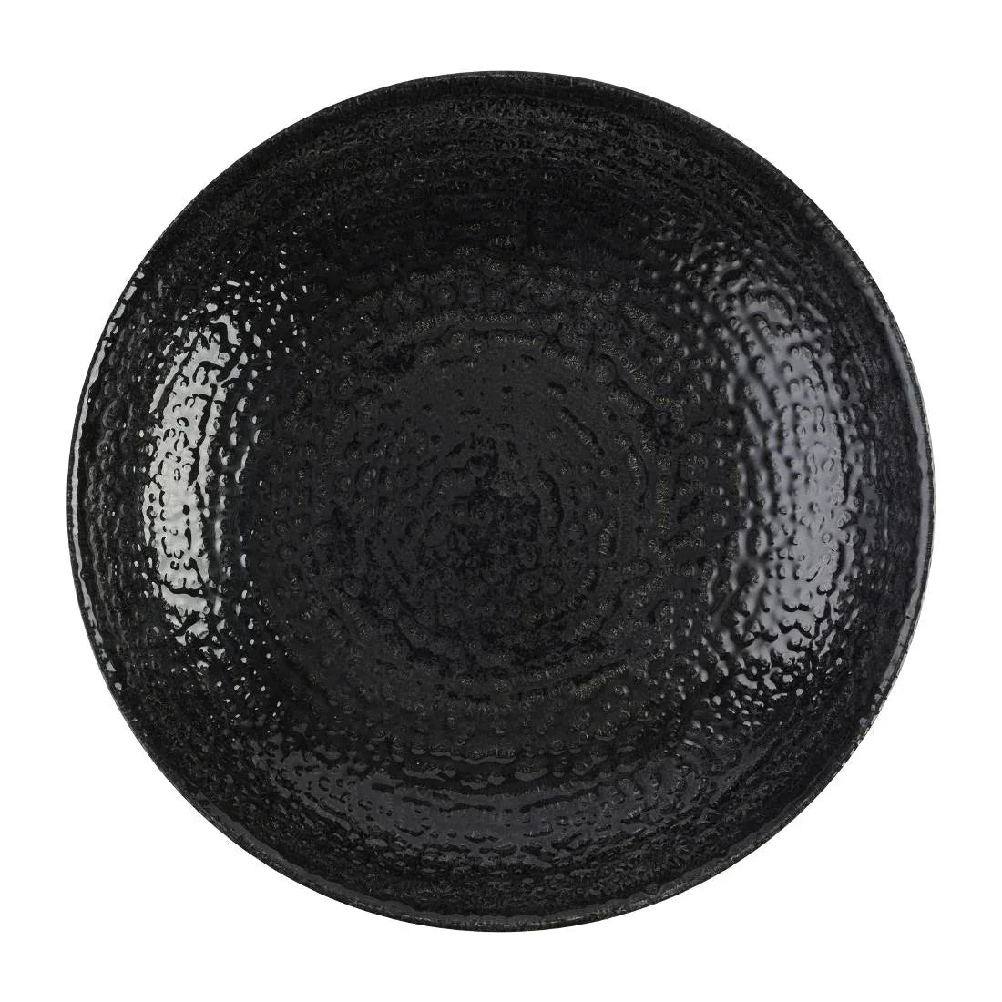 DX821 Churchill Studio Prints Homespun Chroma Carbon Coupe Bowl 182mm (Pack of 12) - JD Catering Equipment Solutions Ltd